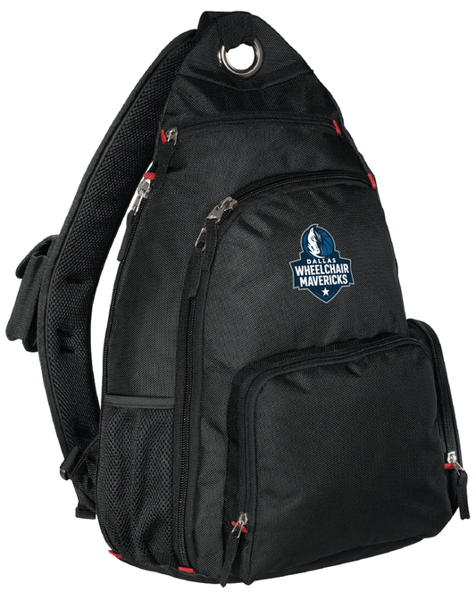 NWBA Officially Licensed - Dallas Wheelchair Mavericks - Sling Style Backpack