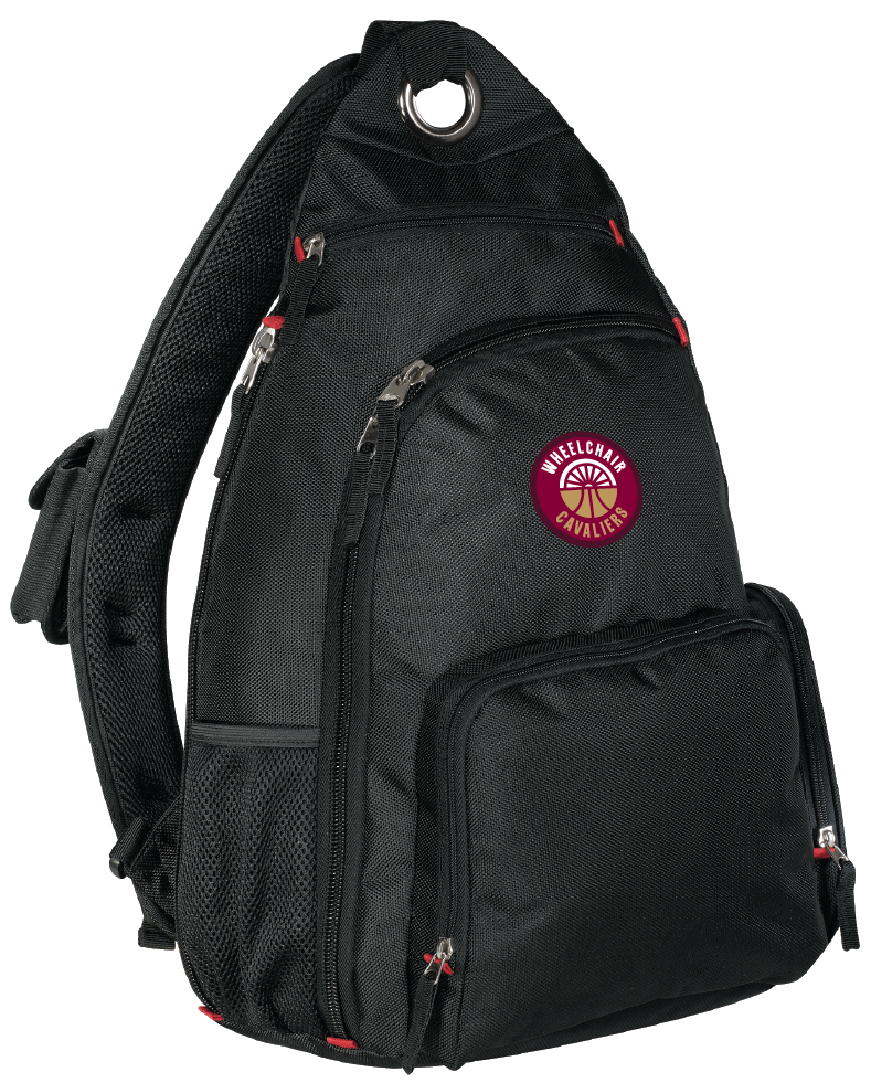 NWBA Officially Licensed - Cleveland Wheelchair Cavaliers - Sling Style Backpack