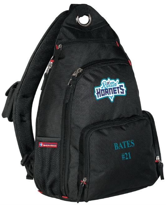 NWBA Officially Licensed - Rollin' Hornets - Sling Style Backpack