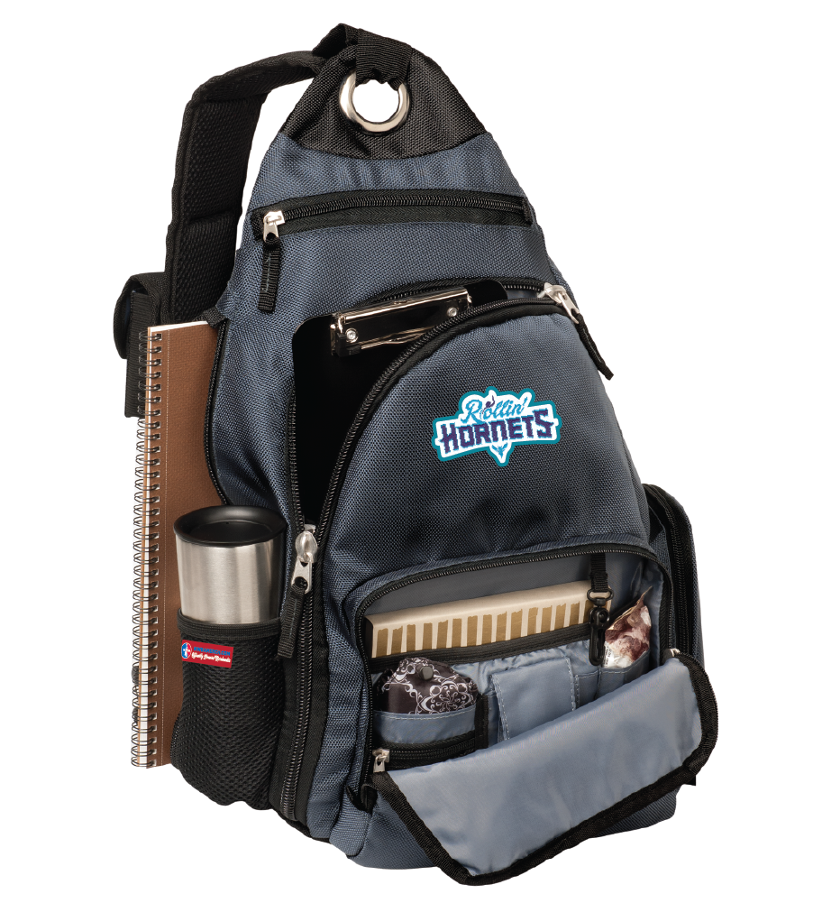 NWBA Officially Licensed - Rollin' Hornets - Sling Style Backpack