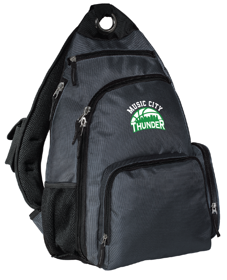NWBA Officially Licensed - Music City Thunder - Sling Style Backpack
