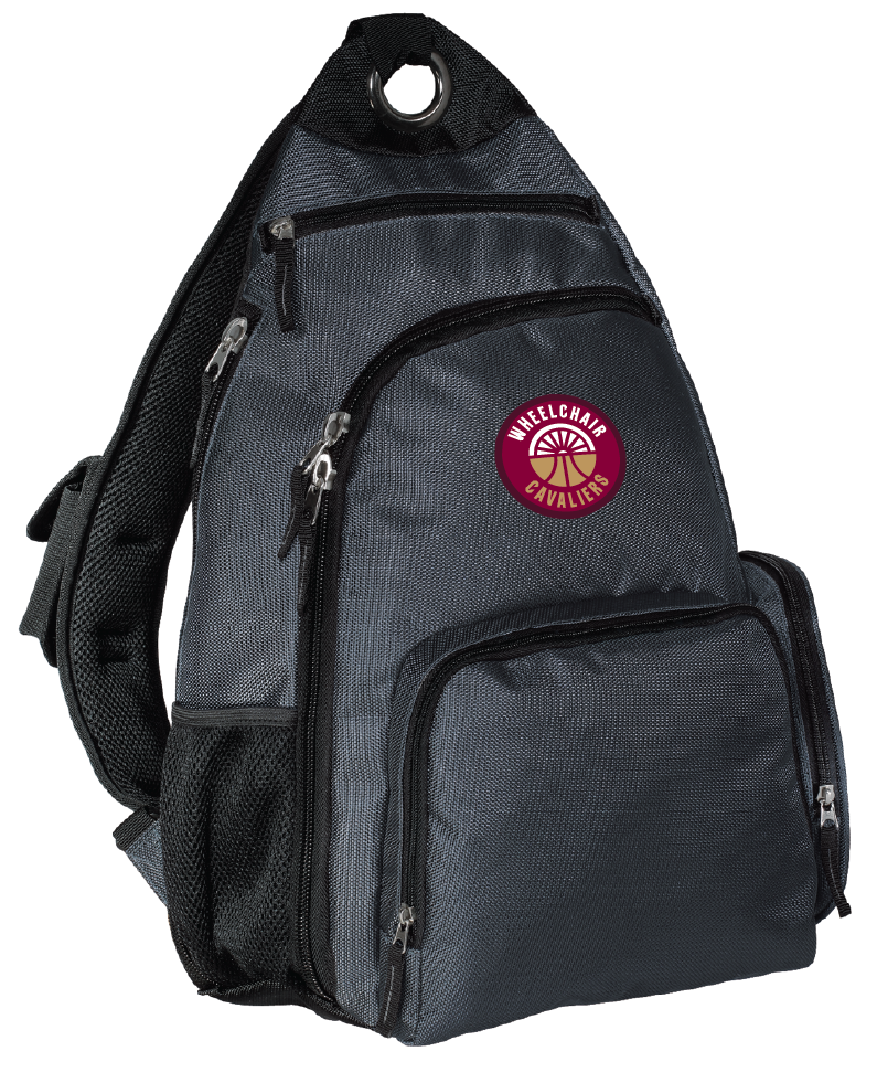 NWBA Officially Licensed - Cleveland Wheelchair Cavaliers - Sling Style Backpack
