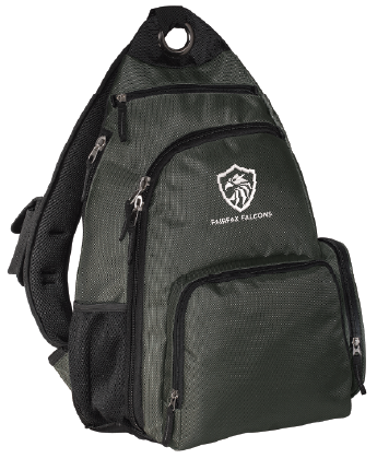 NWBA Officially Licensed - Fairfax Falcons - Sling Style Backpack