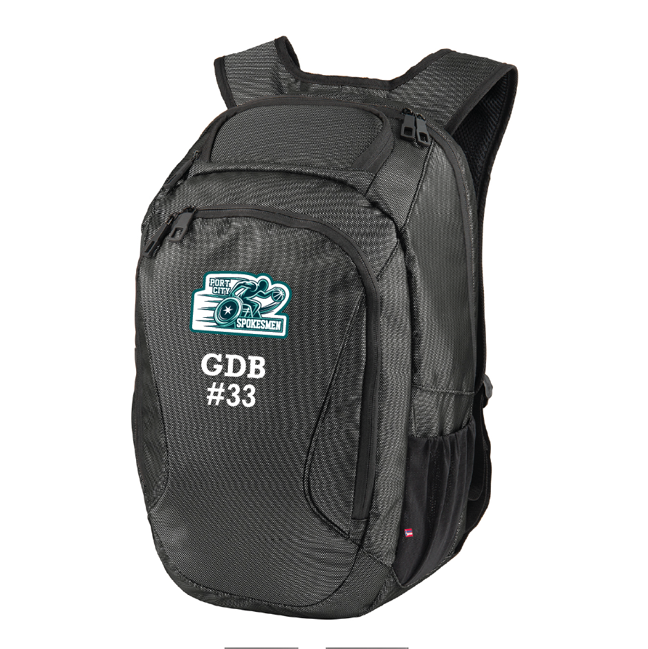 NWBA Officially Licensed - Port City Spokesmen - Backpack