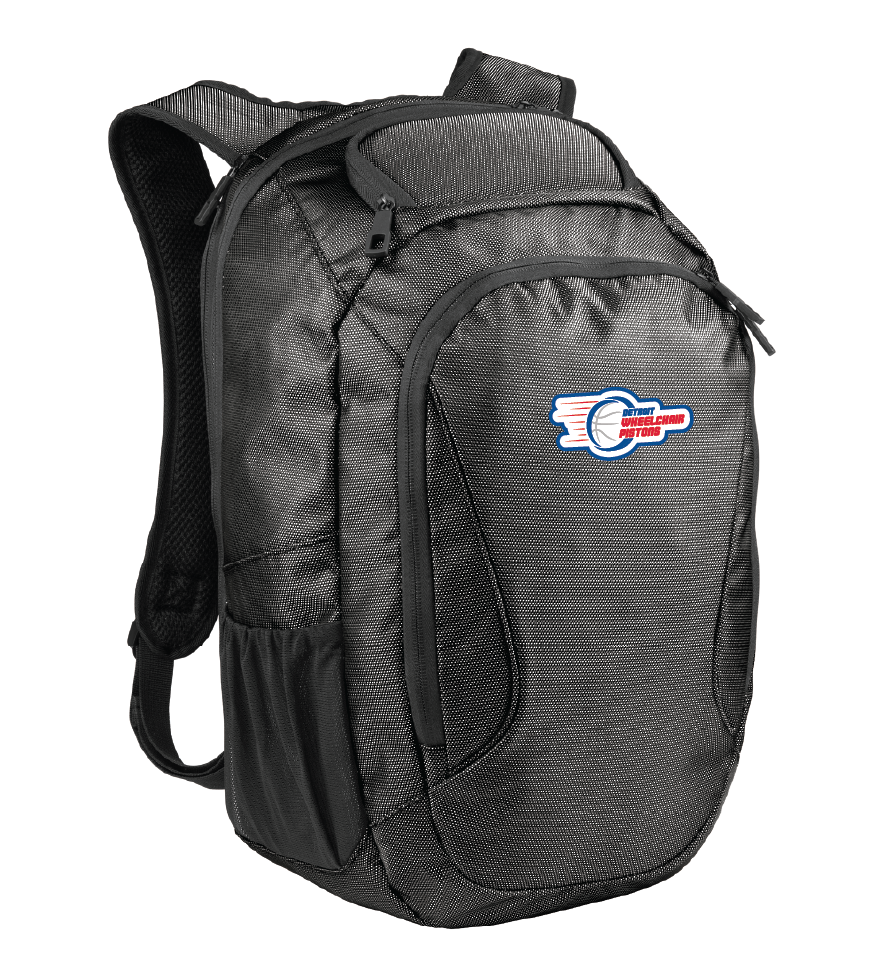 NWBA Officially Licensed - Detroit Wheelchair Pistons - Backpack