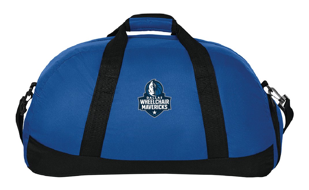 NWBA Officially Licensed - Dallas Wheelchair Mavericks - Large Duffle Bag