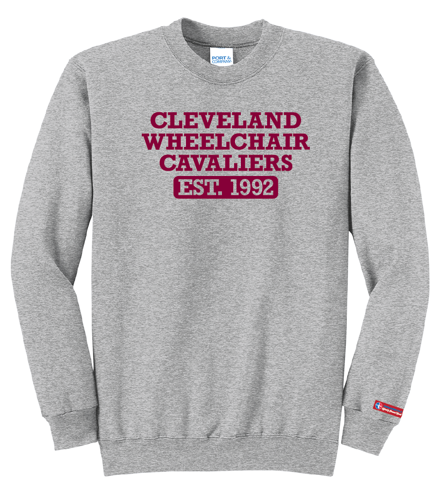 NWBA Officially Licensed - Cleveland Wheelchair Cavaliers - Fleece Sweatshirt