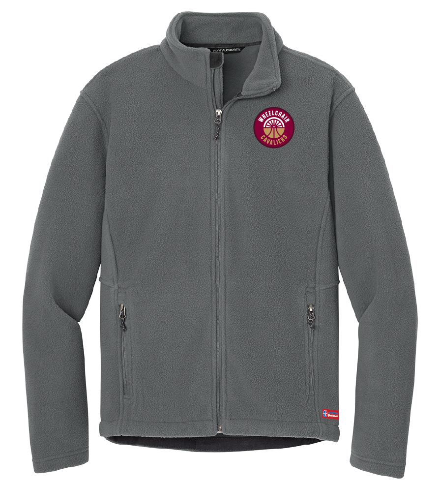 NWBA Officially Licensed - Cleveland Wheelchair Cavaliers - Men's Heavy Microfleece Jacket