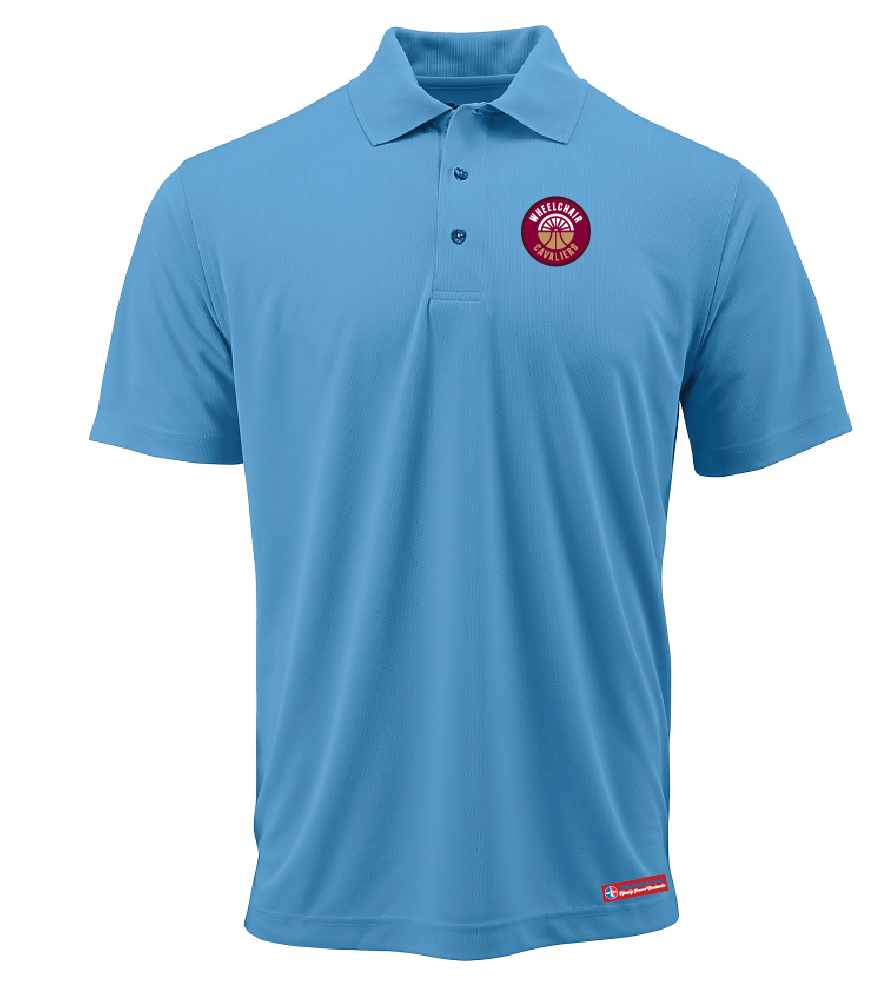 NWBA Officially Licensed: Cleveland Wheelchair Cavaliers - Men's - Performance Polo