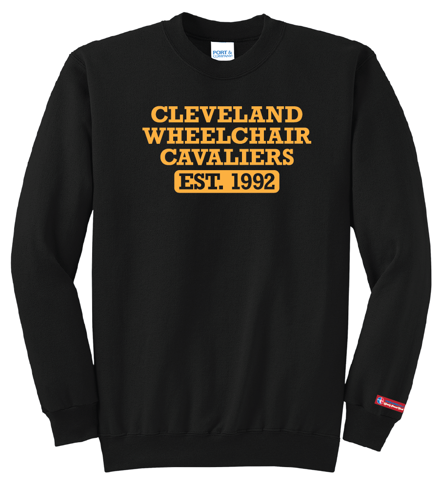 NWBA Officially Licensed - Cleveland Wheelchair Cavaliers - Fleece Sweatshirt