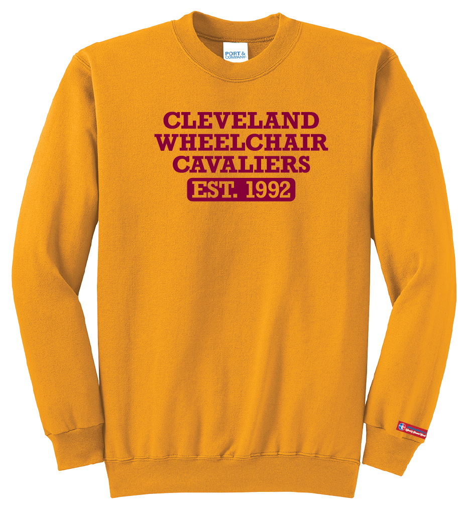 NWBA Officially Licensed - Cleveland Wheelchair Cavaliers - Fleece Sweatshirt