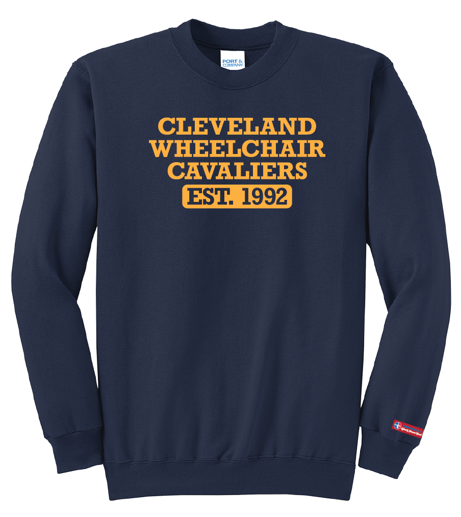 NWBA Officially Licensed - Cleveland Wheelchair Cavaliers - Fleece Sweatshirt