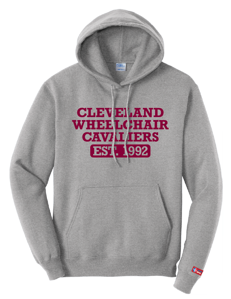 NWBA Officially Licensed - Cleveland Wheelchair Cavaliers - Fleece Hoodie