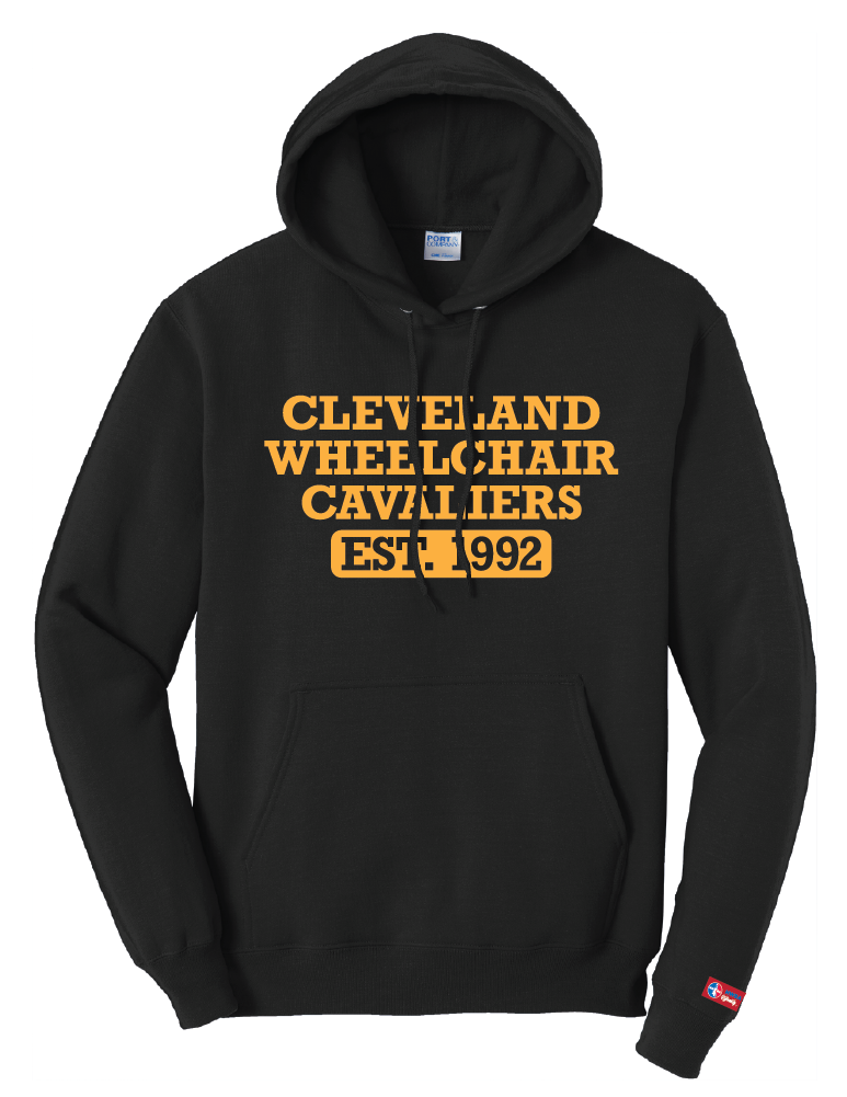 NWBA Officially Licensed - Cleveland Wheelchair Cavaliers - Fleece Hoodie