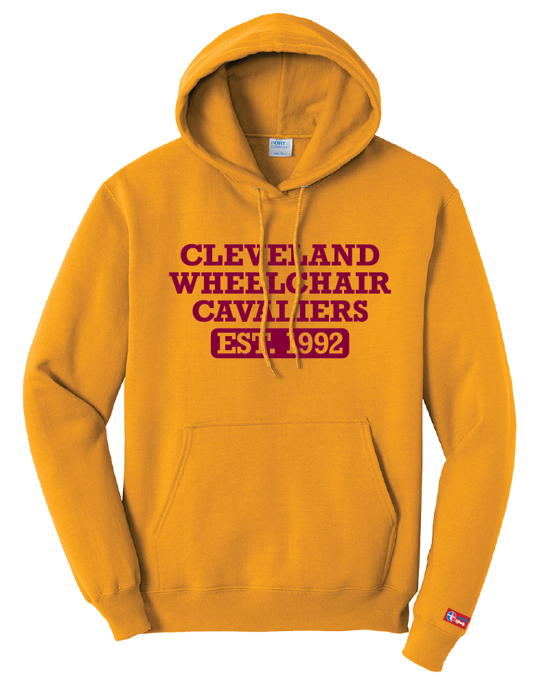NWBA Officially Licensed - Cleveland Wheelchair Cavaliers - Fleece Hoodie