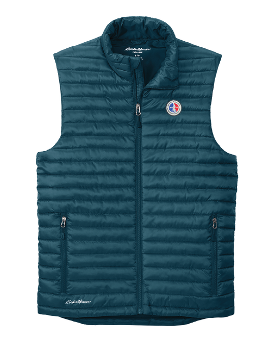 NWBA Officially Licensed - Woven Applique NWBA Logo Men's Eddie Bauer Quilted Vest