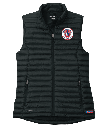 NWBA Officially Licensed - Dallas Military Wheelchair Mavericks - Packable Quilted Vest - Women