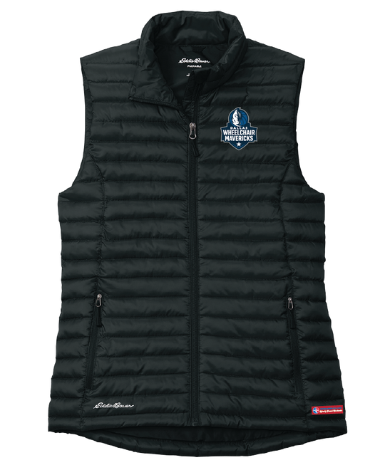 NWBA Officially Licensed - Dallas Wheelchair Mavericks - Packable Quilted Vest - Women