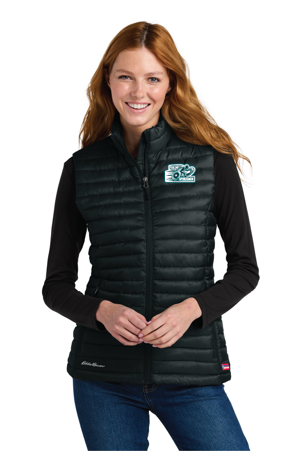 NWBA Officially Licensed - Port City Spokesmen - Packable Quilted Vest - Women