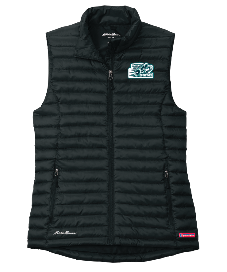 NWBA Officially Licensed - Port City Spokesmen - Packable Quilted Vest - Women