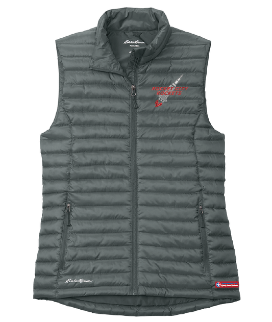 NWBA Officially Licensed -Rocket City Rockets -  Packable Quilted Vest - Women