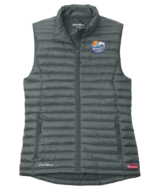 NWBA Officially Licensed - Dallas Jr Wheelchair Mavericks - Packable Quilted Vest - Women