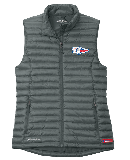 NWBA Officially Licensed - Detroit Wheelchair Pistons - Packable Quilted Vest - Women