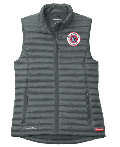 NWBA Officially Licensed - Dallas Military Wheelchair Mavericks - Packable Quilted Vest - Women