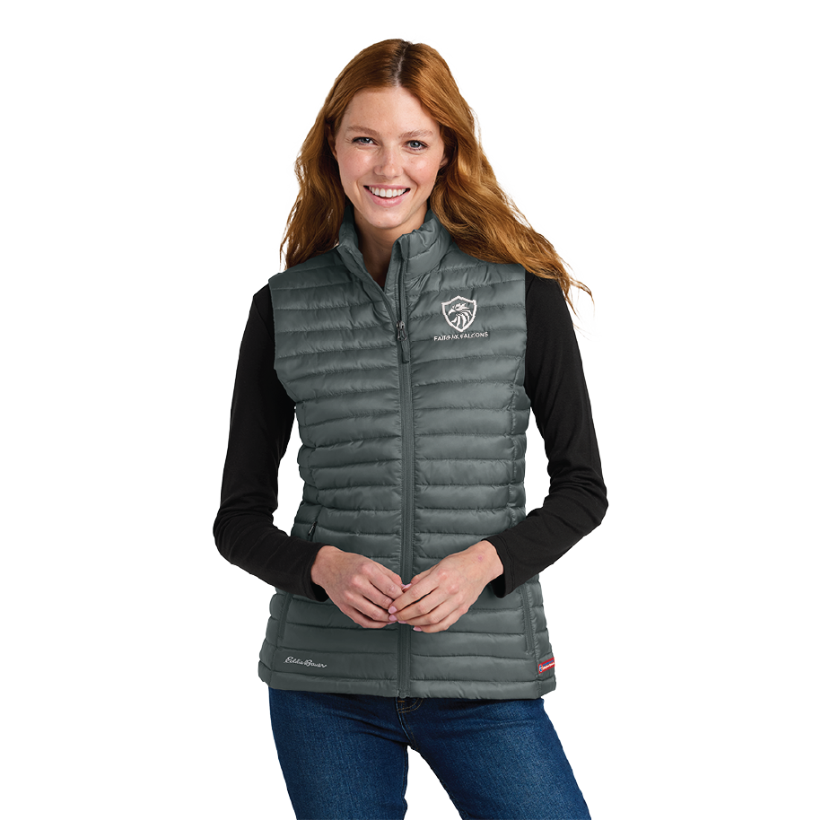 NWBA Officially Licensed - Fairfax Falcons - Packable Quilted Vest - Women
