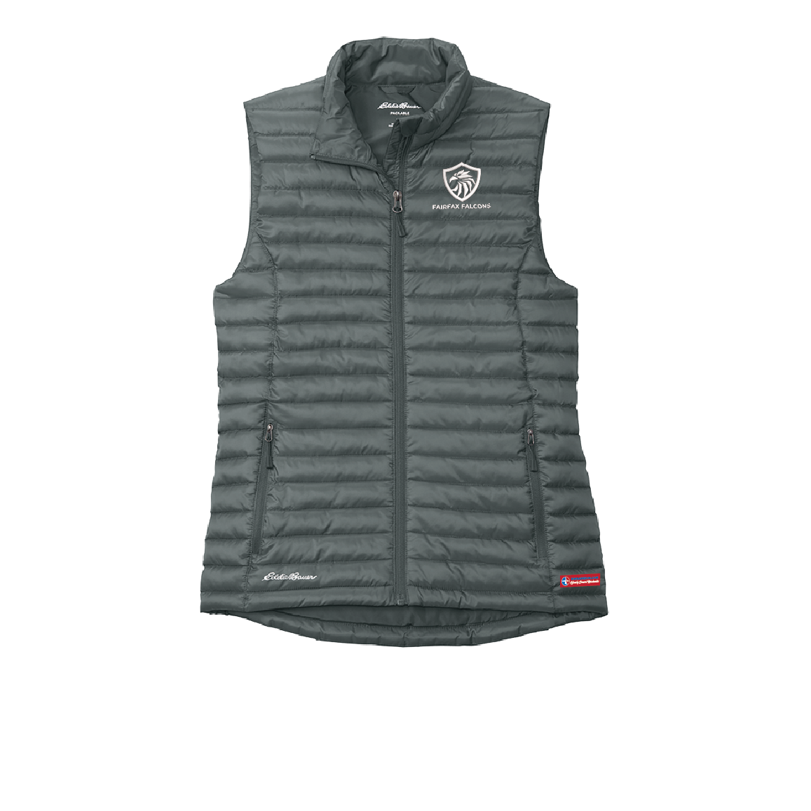 NWBA Officially Licensed - Fairfax Falcons - Packable Quilted Vest - Women