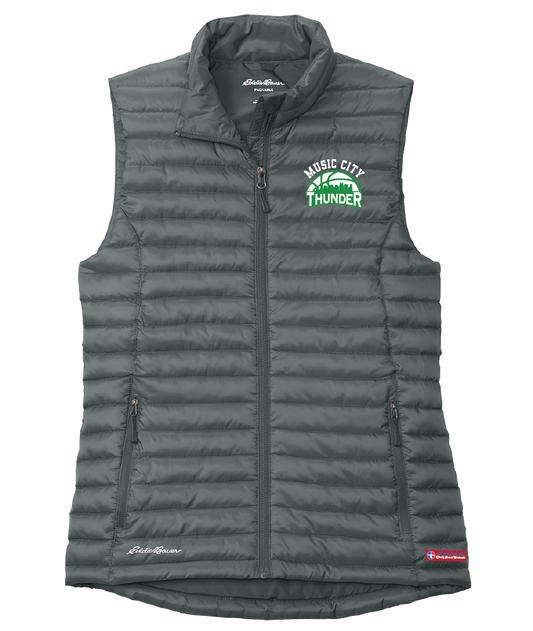 NWBA Officially Licensed - Music City Thunder - Packable Quilted Vest - Women