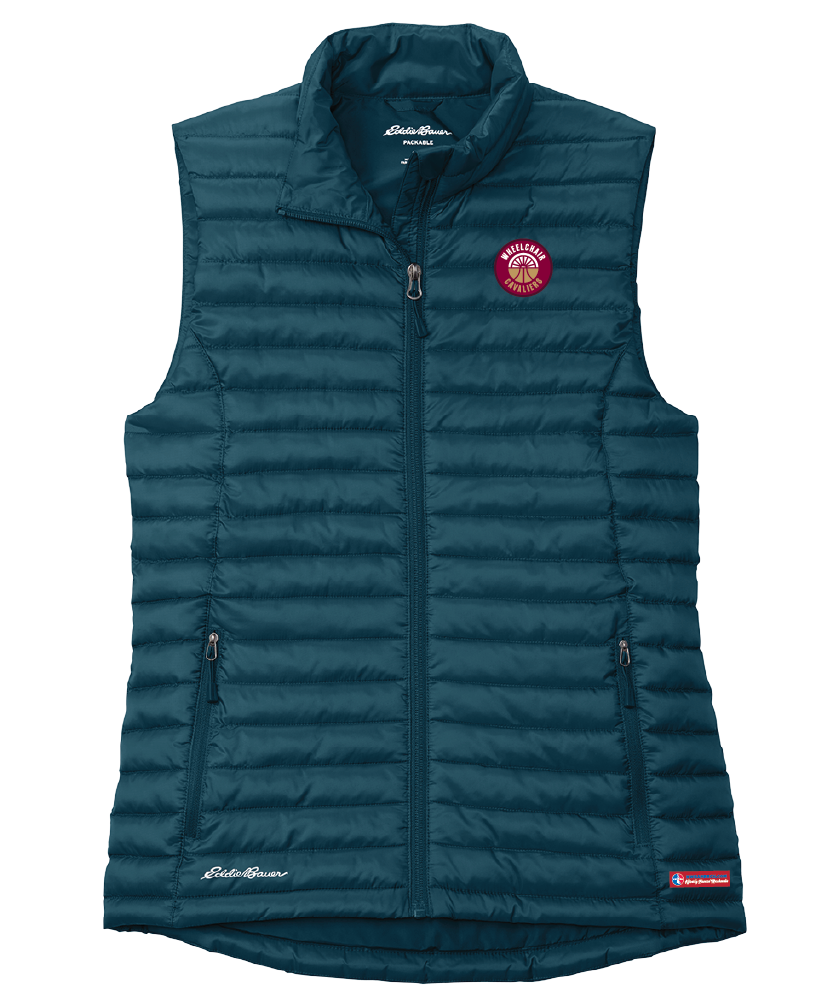 NWBA Officially Licensed - Cleveland Wheelchair Cavaliers - Packable Quilted Vest - Women (Copy)