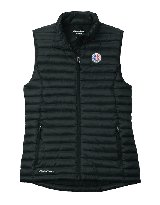 NWBA Officially Licensed - Woven Applique NWBA Logo Eddie Bauer® Women's Quilted Vest