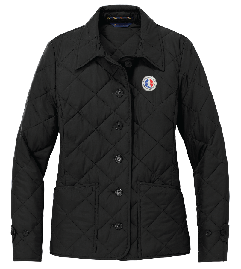 NWBA Officially Licensed - Woven Applique NWBA Logo Brooks Brothers® Women's Quilted Jacket