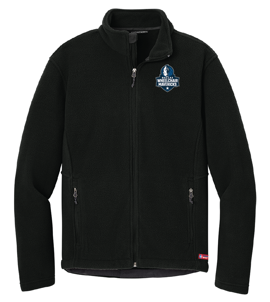 NWBA Officially Licensed - Dallas Wheelchair Mavericks - Men's Heavy Microfleece Jacket