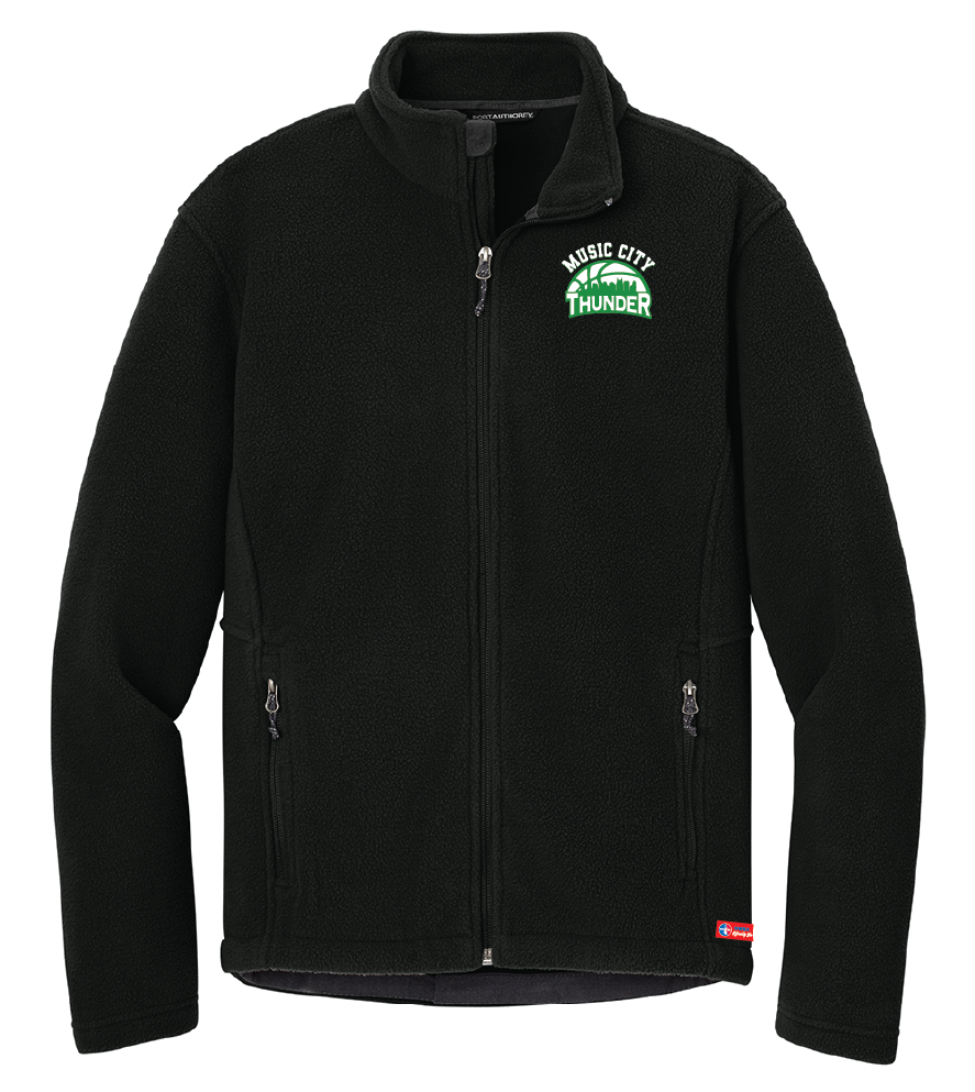 NWBA Officially Licensed - Music City Thunder - Men's Heavy Microfleece Jacket