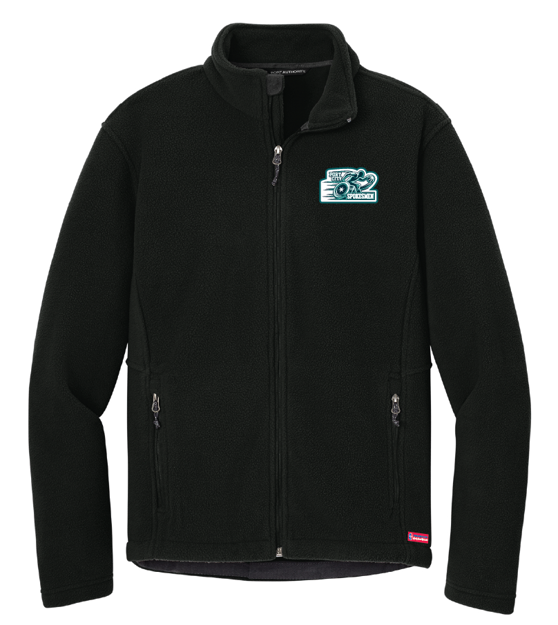 NWBA Officially Licensed - Port City Spokesmen - Men's Heavy Microfleece Jacket