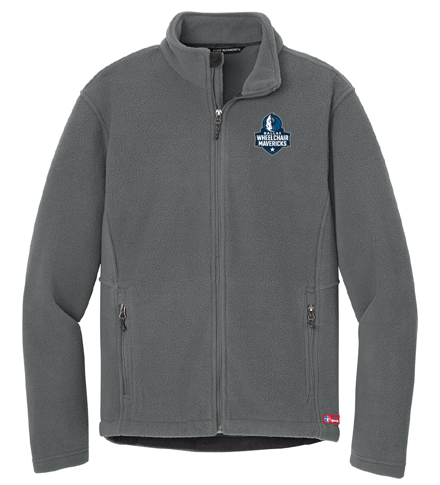 NWBA Officially Licensed - Dallas Wheelchair Mavericks - Men's Heavy Microfleece Jacket