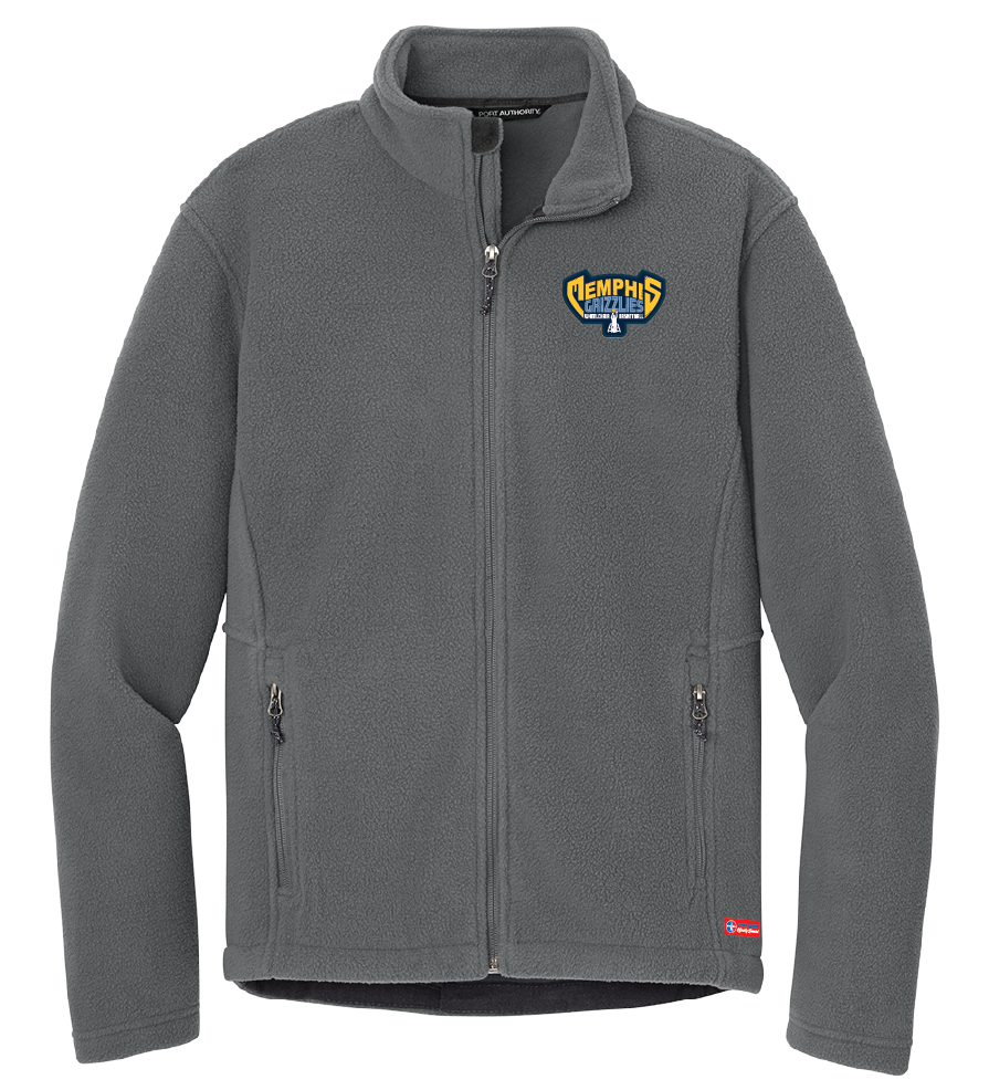 NWBA Officially Licensed - Memphis Rollin' Grizzlies - Men's Heavy Microfleece Jacket