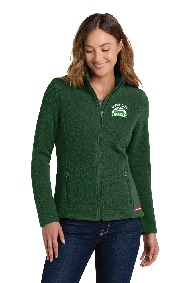 NWBA Officially Licensed - Music City Thunder -  Women's Mid- Weight Microfleece Jacket