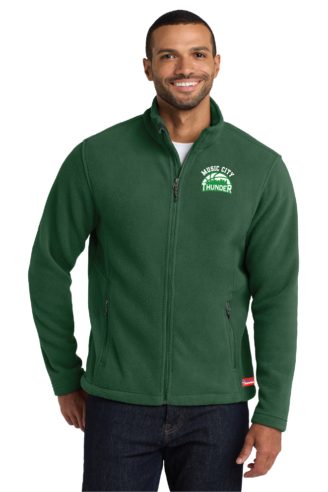 NWBA Officially Licensed - Music City Thunder - Men's Heavy Microfleece Jacket