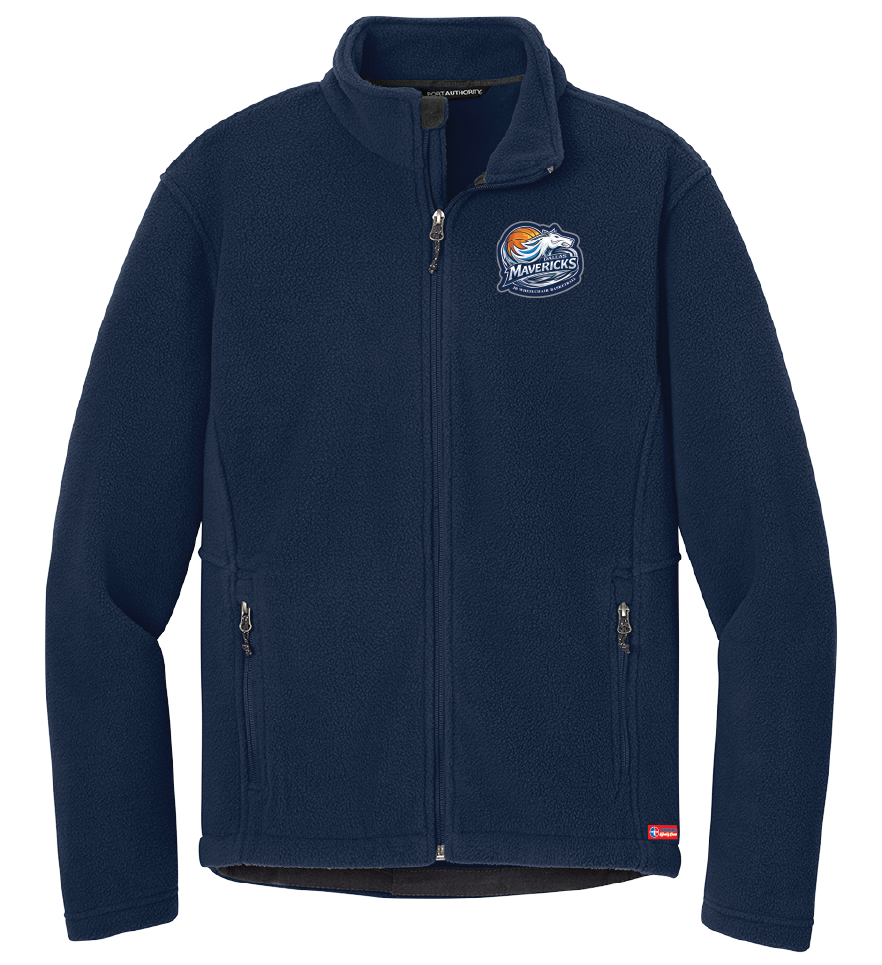 NWBA Officially Licensed - Dallas Jr Wheelchair Mavericks - Men's Heavy Microfleece Jacket
