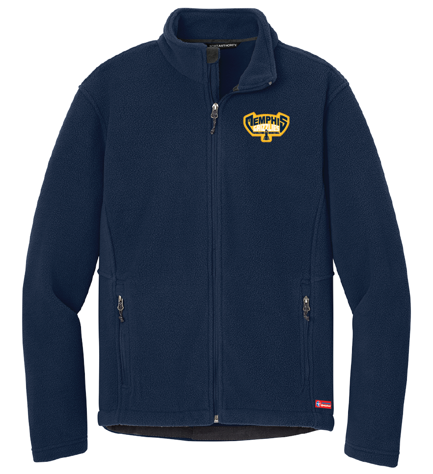 NWBA Officially Licensed - Memphis Rollin' Grizzlies - Men's Heavy Microfleece Jacket