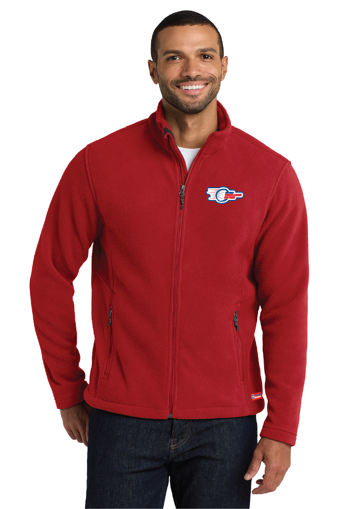 NWBA Officially Licensed - Detroit Wheelchair Pistons - Men's Heavy Microfleece Jacket