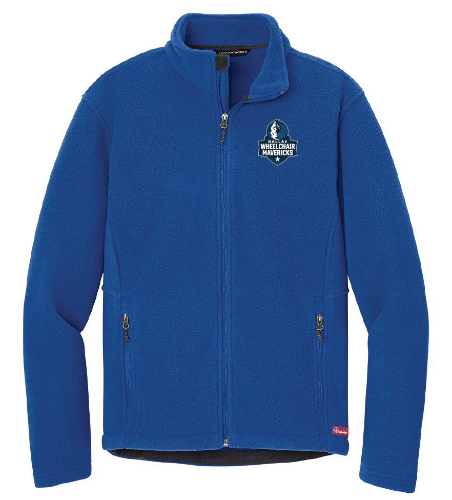 NWBA Officially Licensed - Dallas Wheelchair Mavericks - Men's Heavy Microfleece Jacket