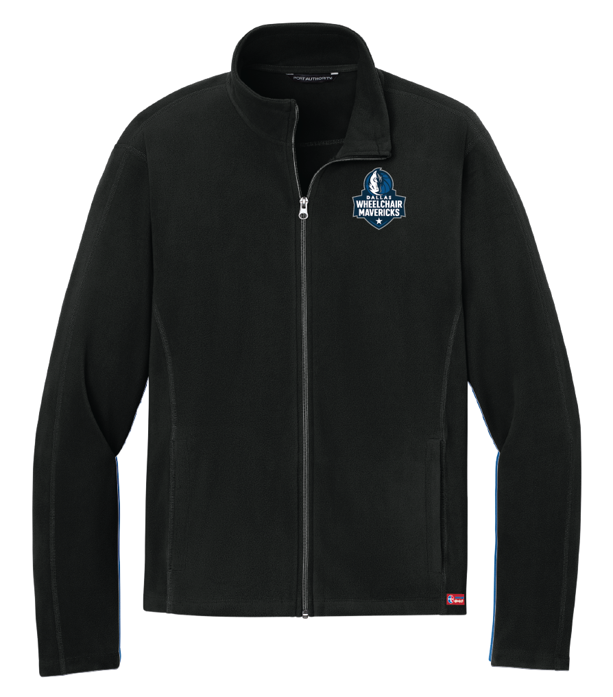NWBA Officially Licensed - Dallas Wheelchair Mavericks - Men's Light Microfleece Jacket