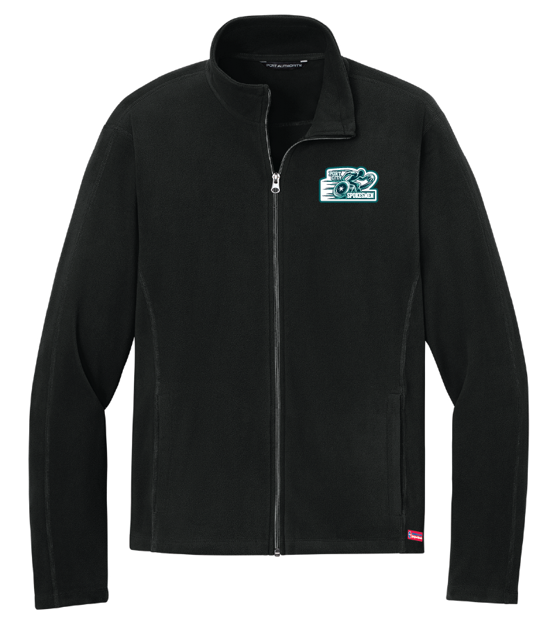 NWBA Officially Licensed - Port City Spokesmen - Men's Light Microfleece Jacket