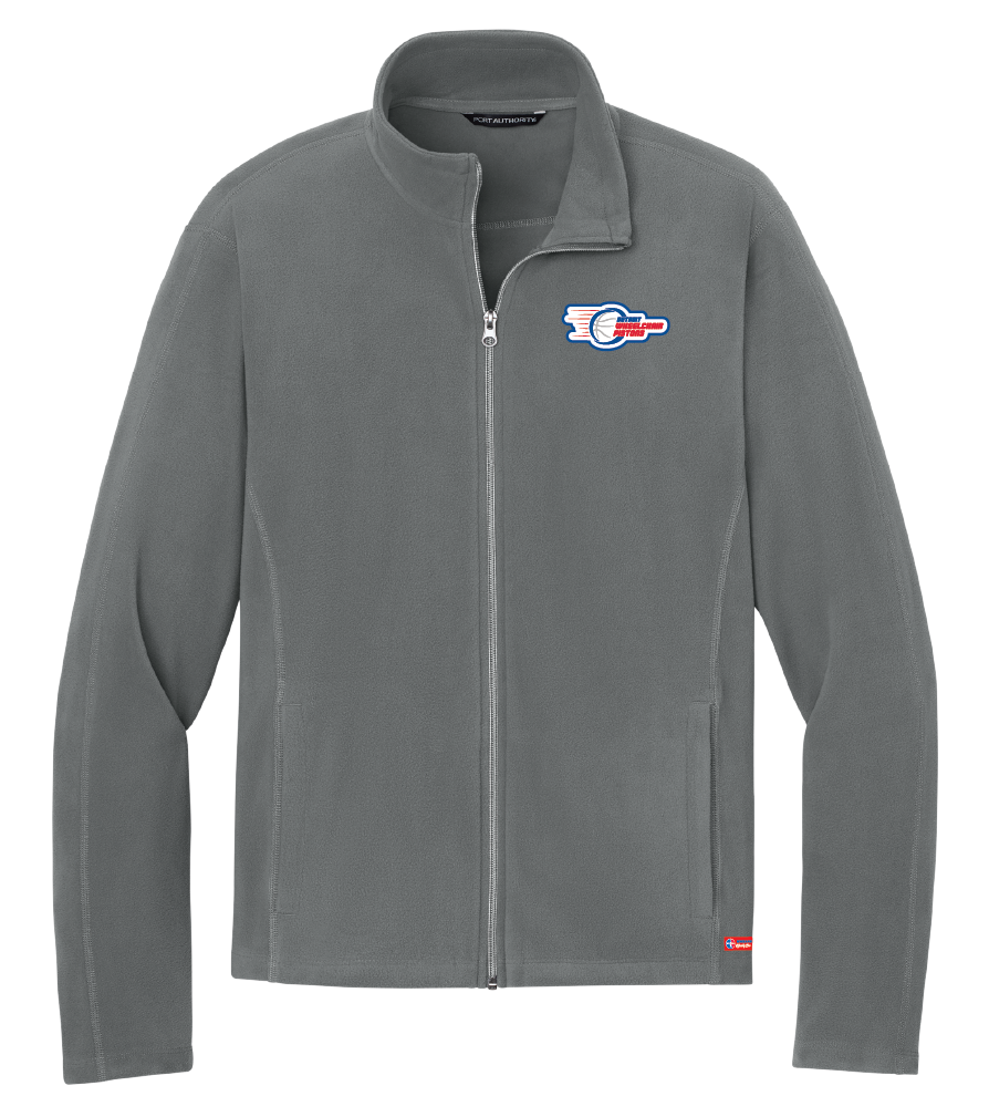 NWBA Officially Licensed - Detroit Wheelchair Pistons - Men's Light Microfleece Jacket
