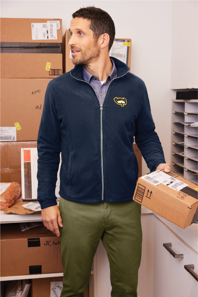 NWBA Officially Licensed - Memphis Rollin' Grizzlies - Men's Light Microfleece Jacket