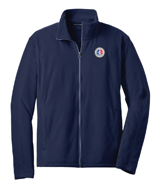 NWBA Officially Licensed - Woven Applique NWBA Logo Men's Microfleece Jacket